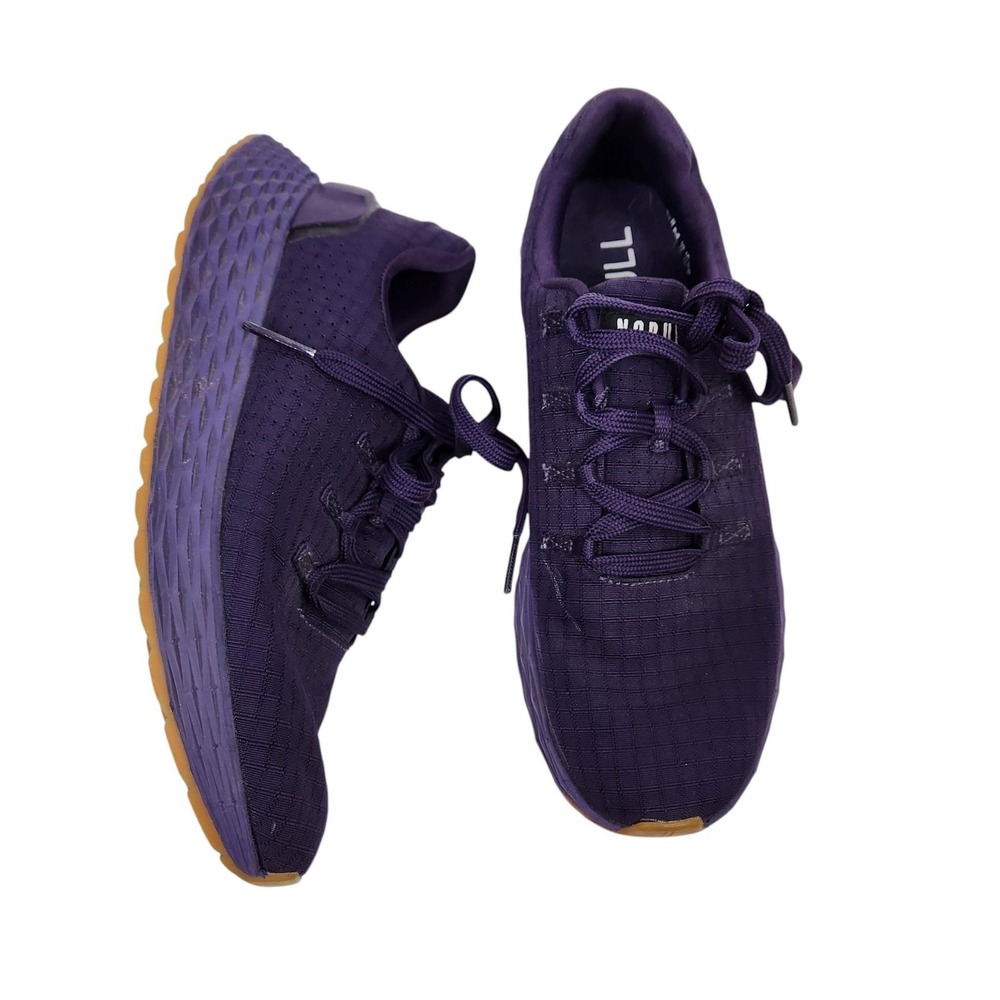 NOBULL Ripstop Runner Shoes Womens 7 Purple Mesh Training CrossFit Sneakers